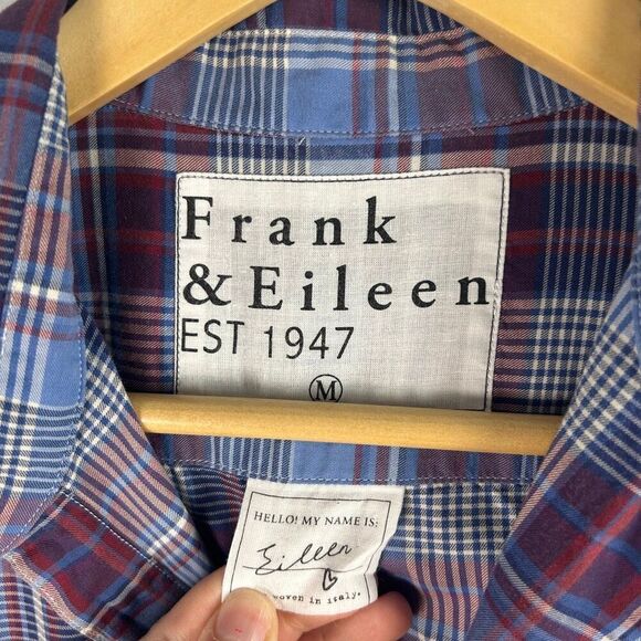 FRANK and EILEEN PLAID RELAXED BUTTON UP EILEEN SHIRT - Picture 4 of 9